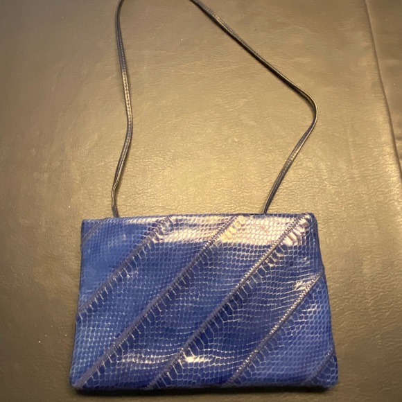 Claris Virot Lou Clutch Patchwork Blue - Picture 2 of 5